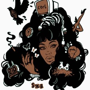 SZA Ctrl Alternate Album Art T-Shirt - Image 4