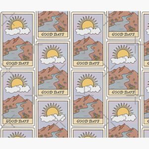 SZA Good Days Tarot Card Design Wall Tapestry - Image 3