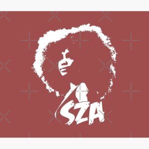 SZA Singer Design Illustration Tapestry - Image 3